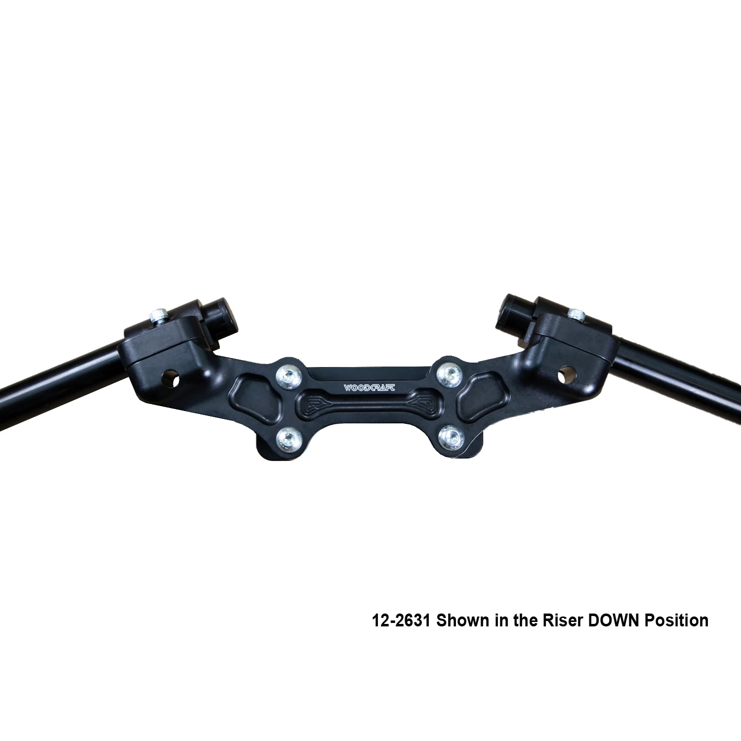 Clipon Adapter Plate w/ XL Black Bars Ducati Monster 821 2014-17 - Image 9