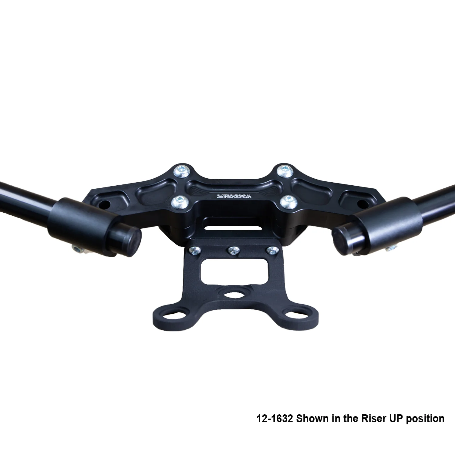 Ducati Monster 1200 2017-21 Clipon Adapter Plate w/Gauge Mount 1.5" Standard Rise - Image 3