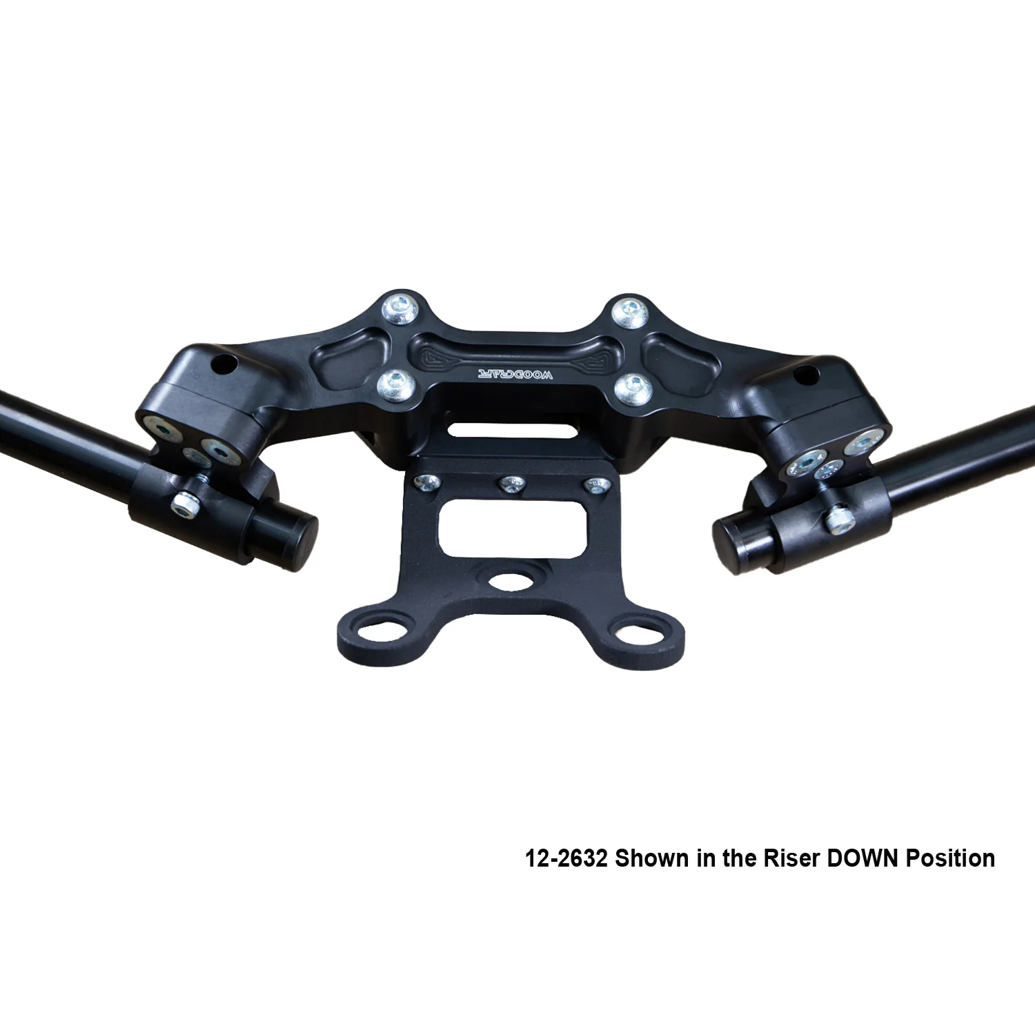 Ducati Monster 1200 2017-21 Clipon Adapter Plate w/Gauge Mount 1.5" Standard Rise - Image 6