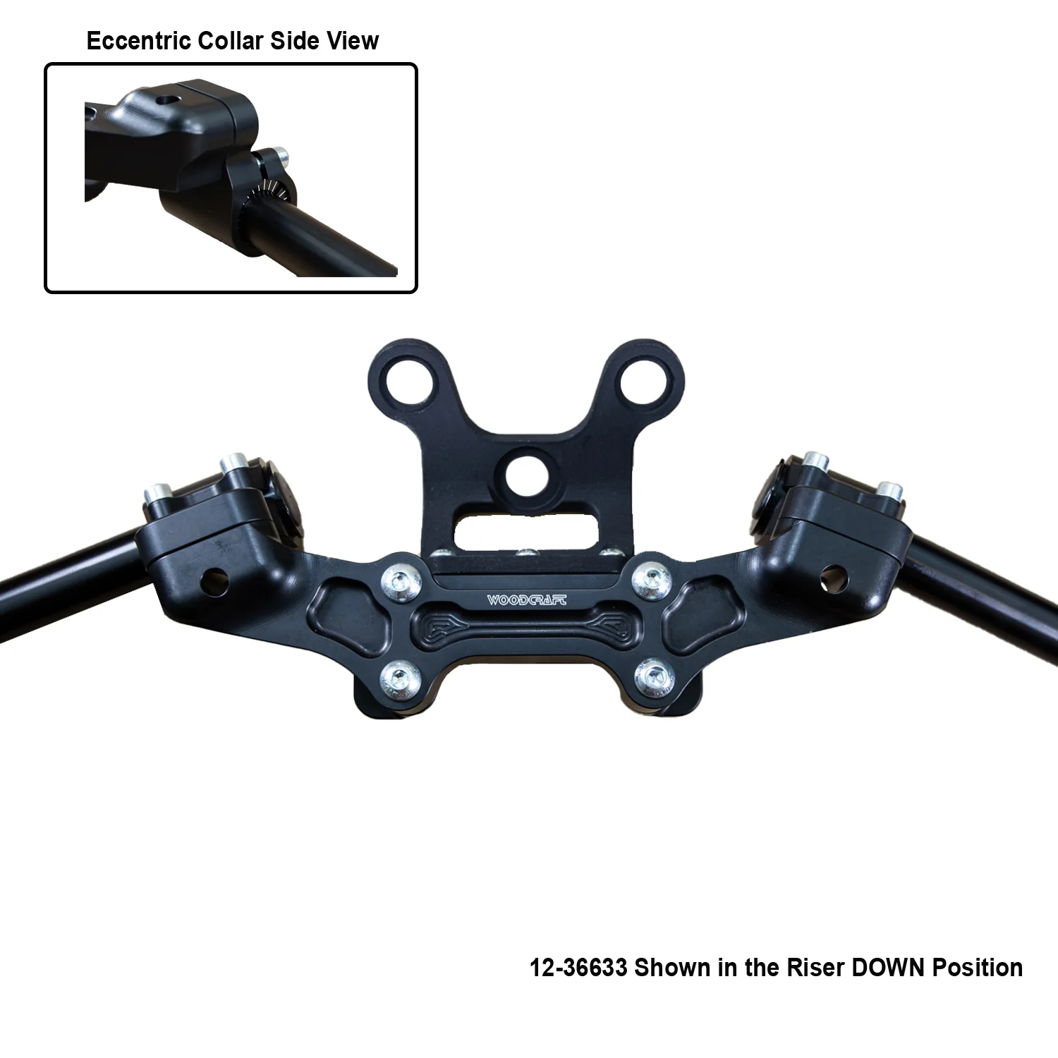 Ducati Monster 797/821 2018-21 Clipon Adapter Plate w/Gauge Mount 1.5 inch Standard Rise w/ BXL bars - Image 18
