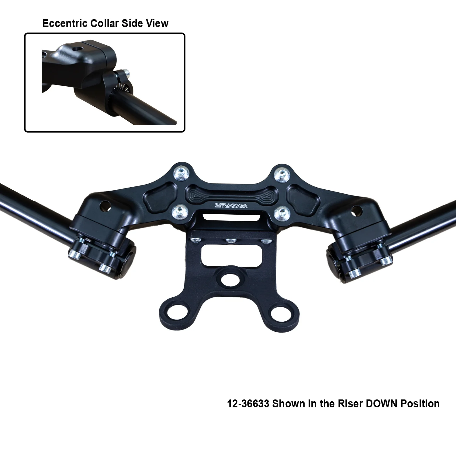Ducati Monster 797/821 2018-21 Clipon Adapter Plate w/Gauge Mount 1.5 inch Standard Rise w/ BXL bars - Image 19